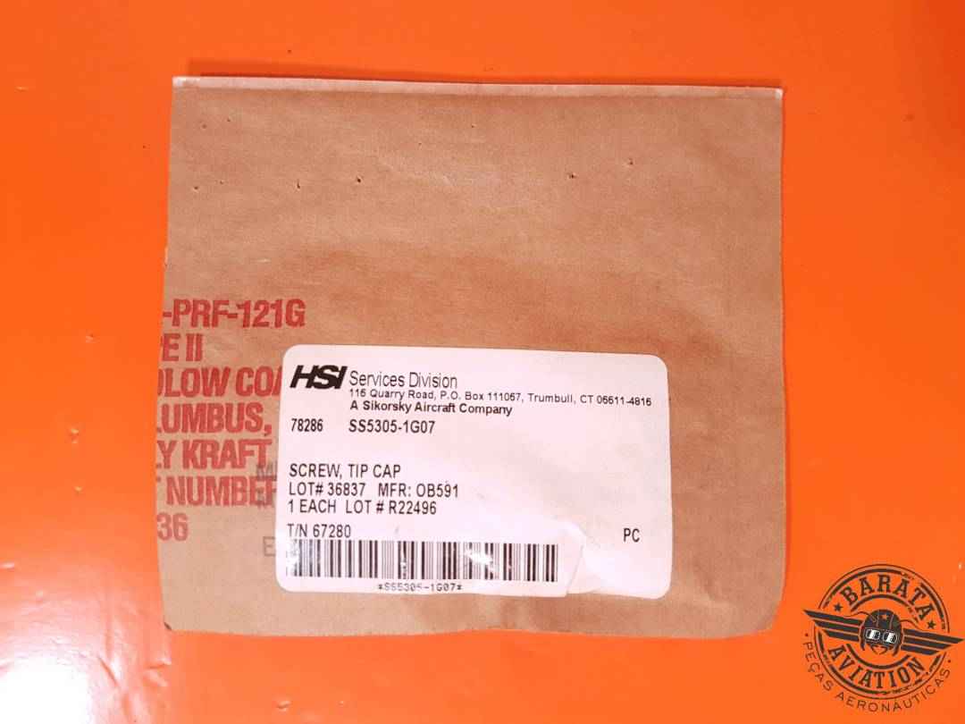 SCREW TIP CAP P/N: SS5305-1G07