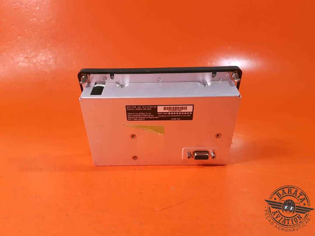 GARMIN PANEL GCU 478 INTERFACE KEYBOARD 14/28 VDC P/N: 011-01757-00