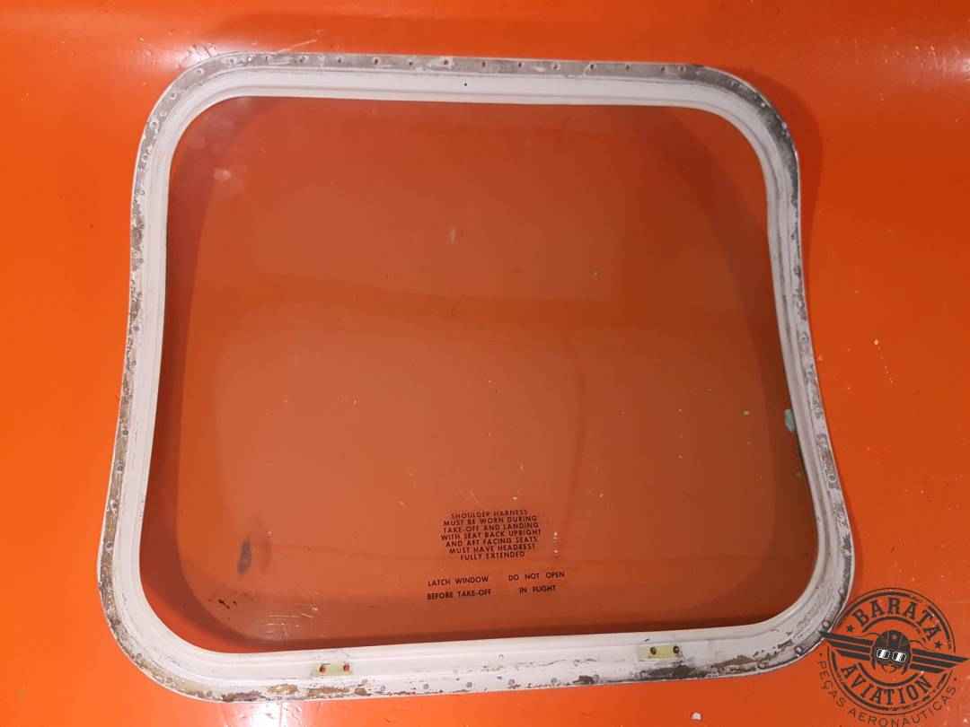 002-430053-38 WINDOW ASSY-RH CABIN/ OPENABLE /THIN GLASS EMERGENCY EXIT - GREEN