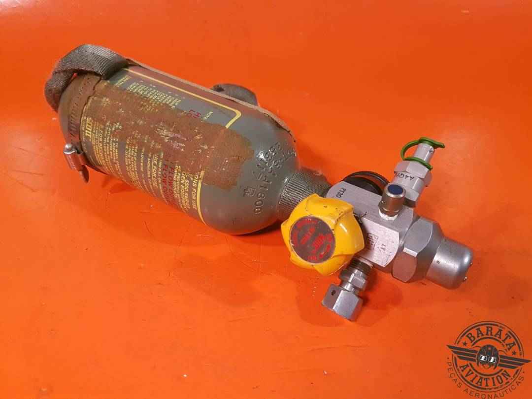 SCOTT OXYGEN REGULATOR & CYLINDER ASSY P/N 5500-A1A-E20A