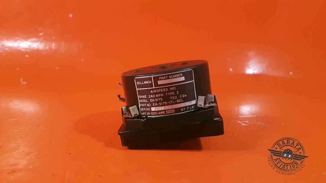 EA-5175-1TL-BEL Edo-Aire Airspeed Indicator