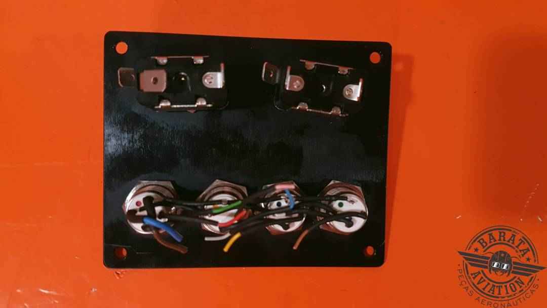 ONPOW/EXPERIMENTAL SWITCH PANEL 12 VDC P/N: GQ16