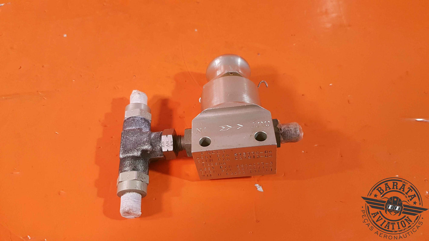 9914077-3 Cessna Hydraulic Filter Housing Assy