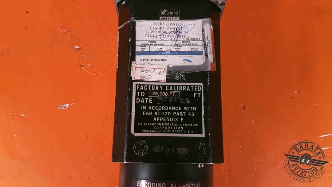 28702-906 Intercontinental Encoding Altimeter