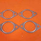 632837 Continental Exaust Flange Gasket Kit Com 4 Unidades - Novo