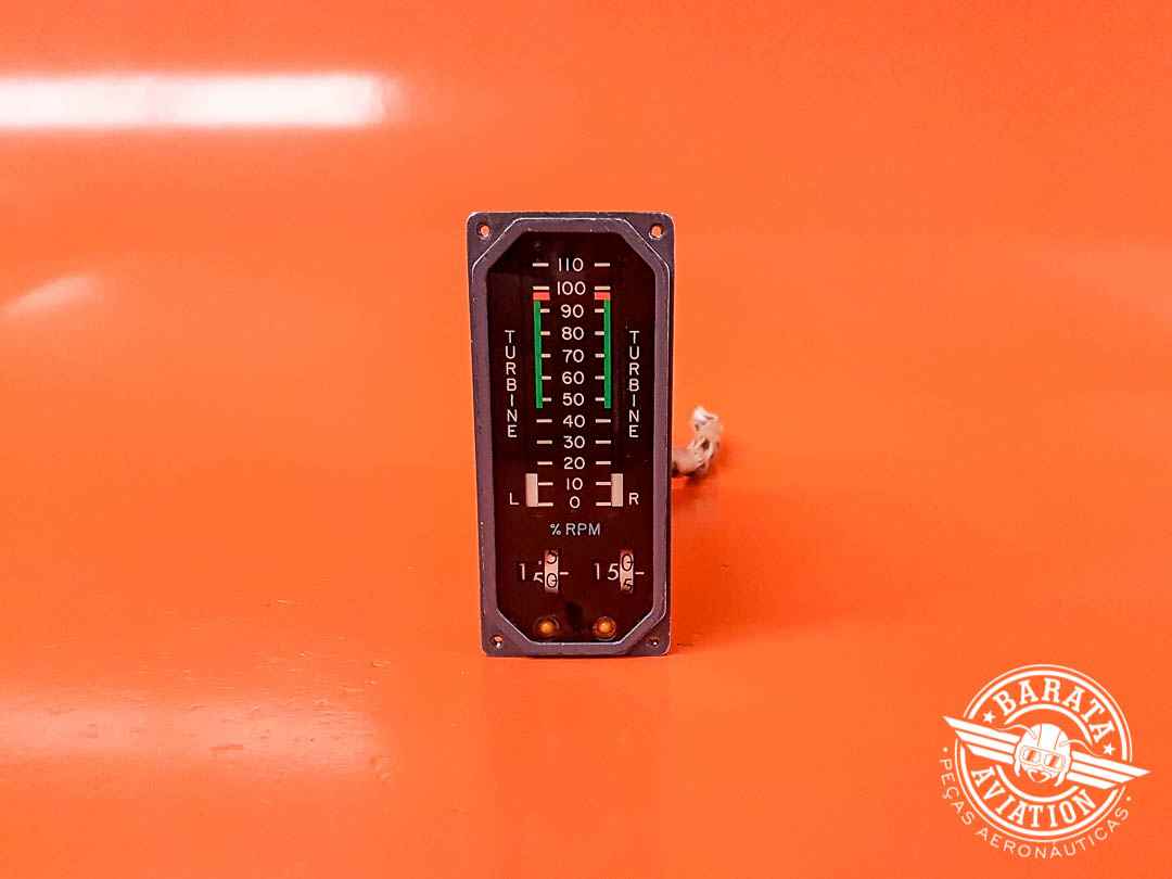 TACÔMETRO DE TURBINA DUPLO (%RPM) - P/N 3581470-1001