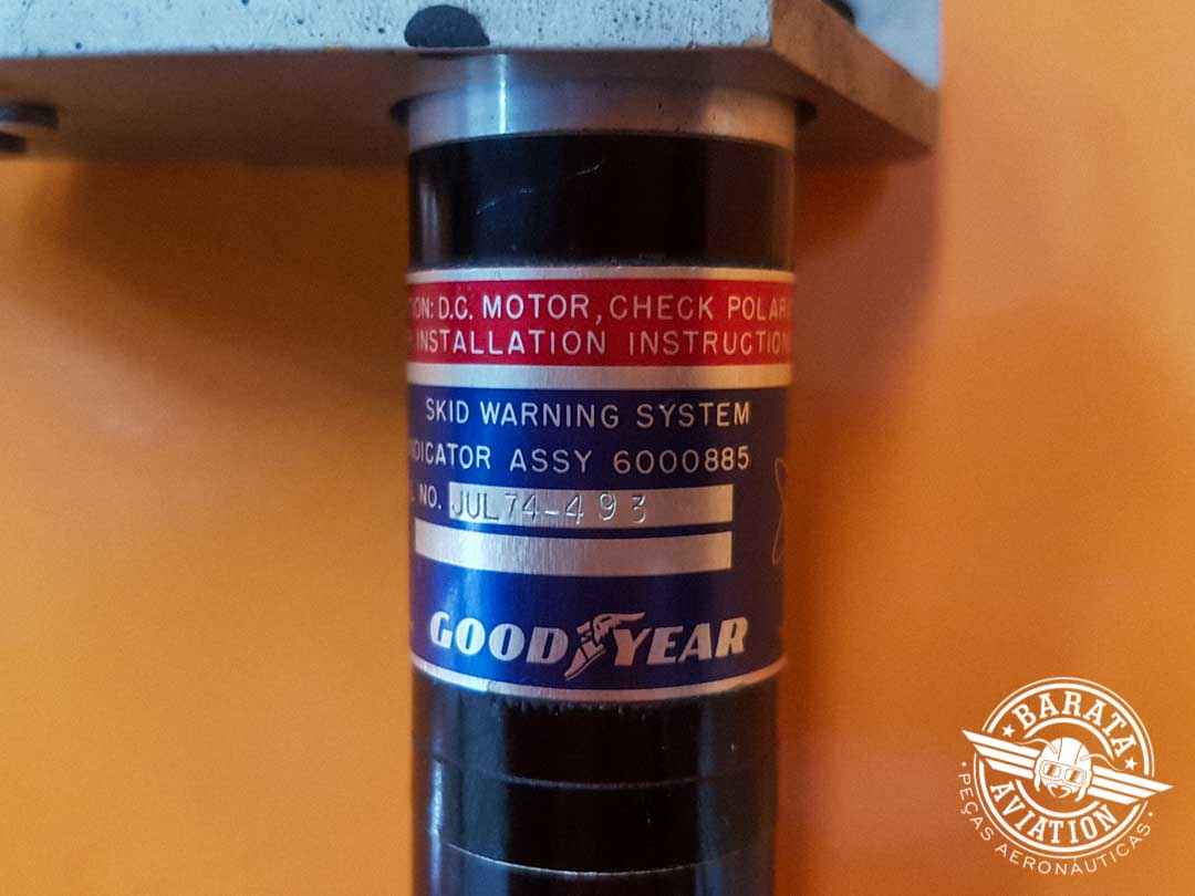 Indicador de Derrapagem do Pedal Esquerdo (Skid LH Rudder Pedal Indicator) Goodyear P/N 6000885