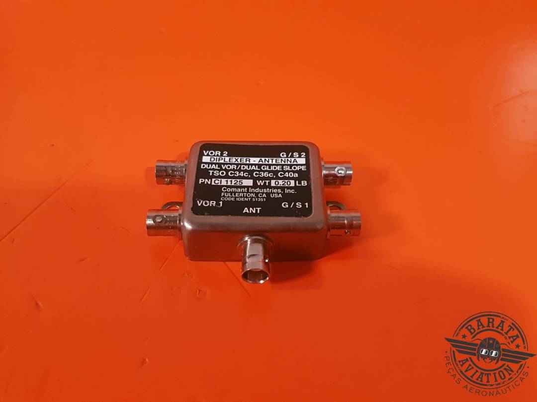 COMANT INDUSTRIES DUAL VOR GLIDESLOPE ANTENNA DIPLEXER  P/N: CI 1125