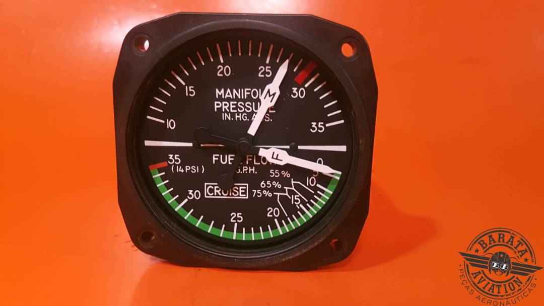 UNITED INSTRUMENTS MANIFOLD PRESSURE AND FUEL FLOW INDICATOR P/N: 6331