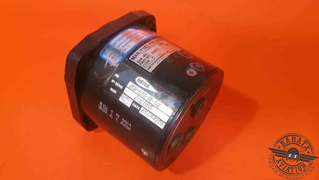 UNITED INSTRUMENTS MANIFOLD PRESSURE AND FUEL FLOW INDICATOR P/N: 6331