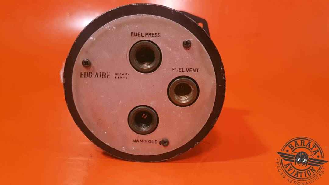  EDO AIRE  MANIFOLD PRESSURE AND FUEL FLOW INDICATOR  P/N: IU028-005-12R  FOR PARTS