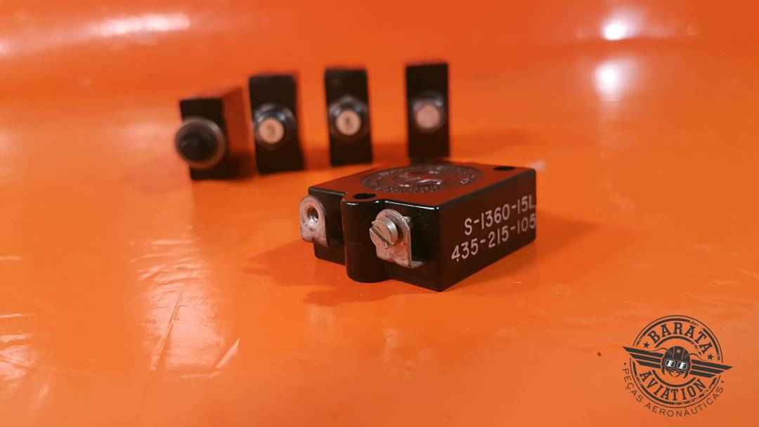 Klixon Kit of 5 Circuit Breakers