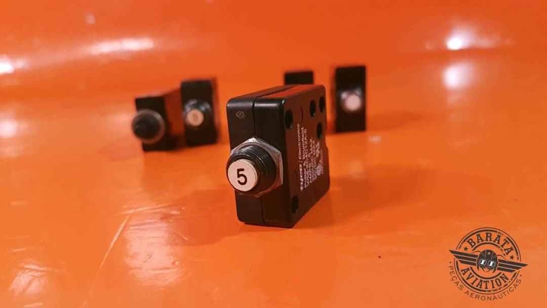 Klixon Kit of 5 Circuit Breakers