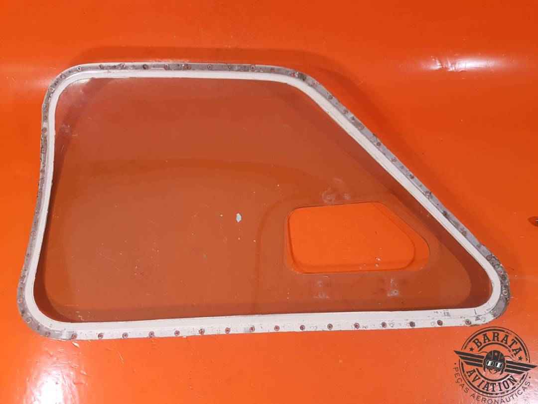 002-430052-11 BEECHCRAFT PILOT WINDOW ASSEMBLY  TINTED GLASS /GREEN