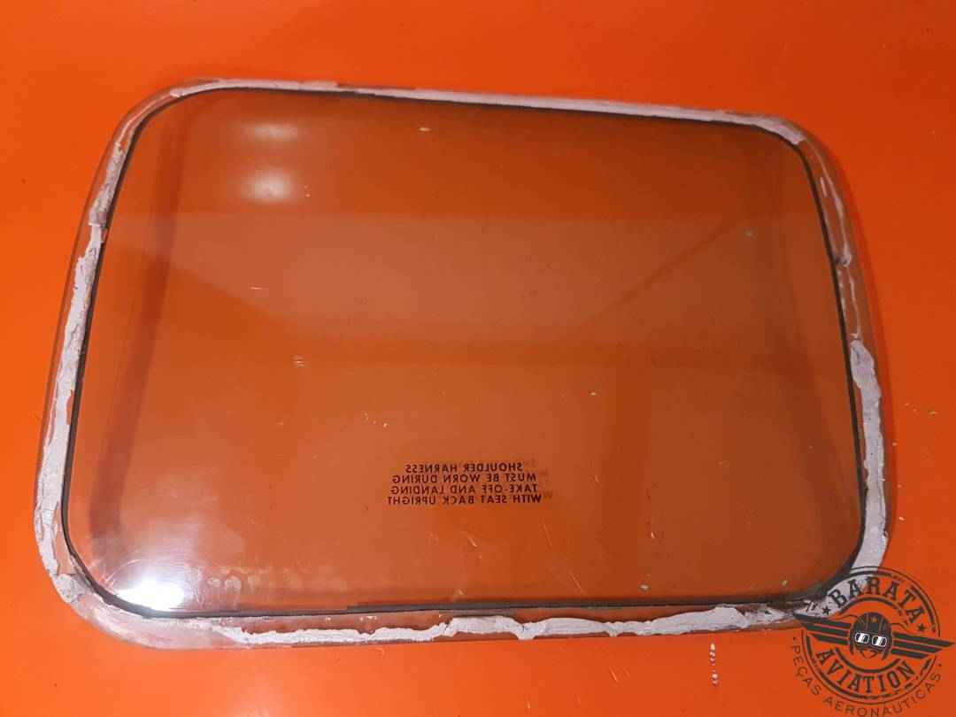 002-430001-61 BEECHCRAFT WINDOW-AFT L/H  THICK GLASS 