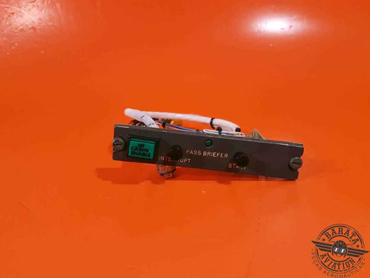 BOMBARDIER PASS BRIEFER PANEL P/N: 5489029-12