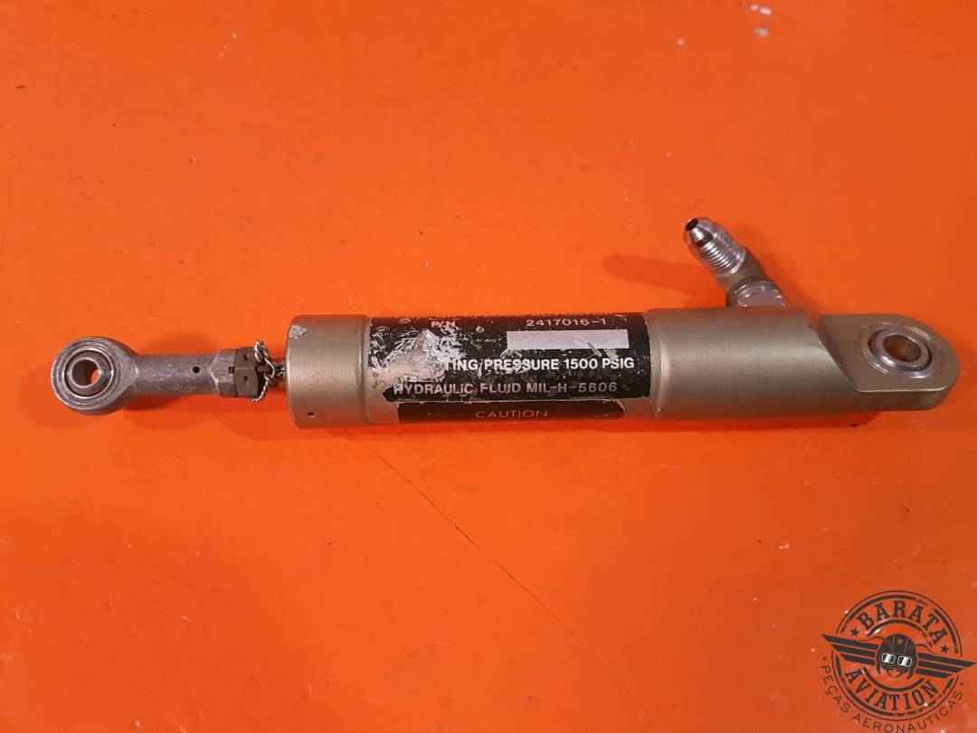 BOMBARDIER LANDING GEAR UPLOCK ACTUATOR  OPERATING PRESSURE 1500 PSIG P/N: 2417016-1