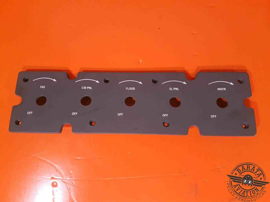 BOMBARDIER OVERLAY POTENTIOMETER DIMMER  P/N: 6608451-3