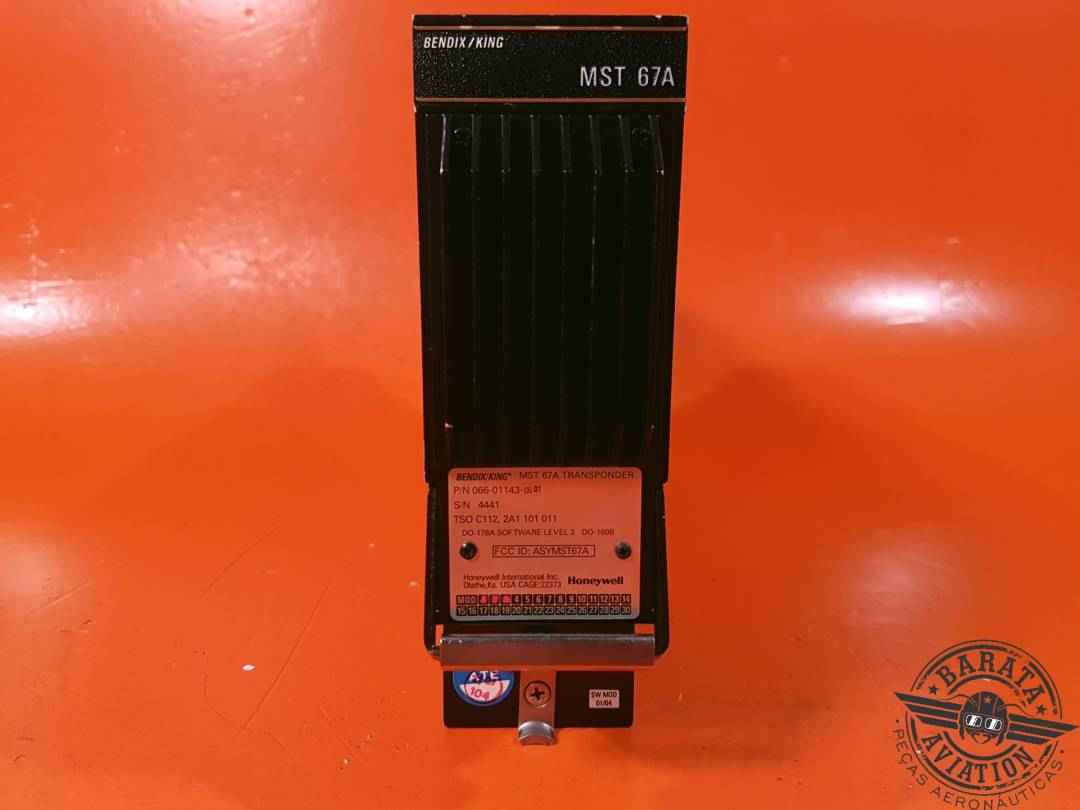 BENDIX KING MST 67A TRANSPONDER  P/N: 066-01143-0601