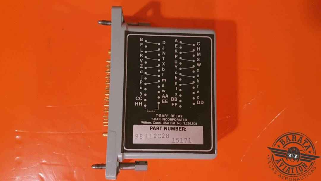 T-BAR RELAY  P/N 981-12C-28 