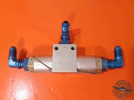 2SV0413 LEARJET VALVE ASSY - HYDRAULIC SHUTTLE 