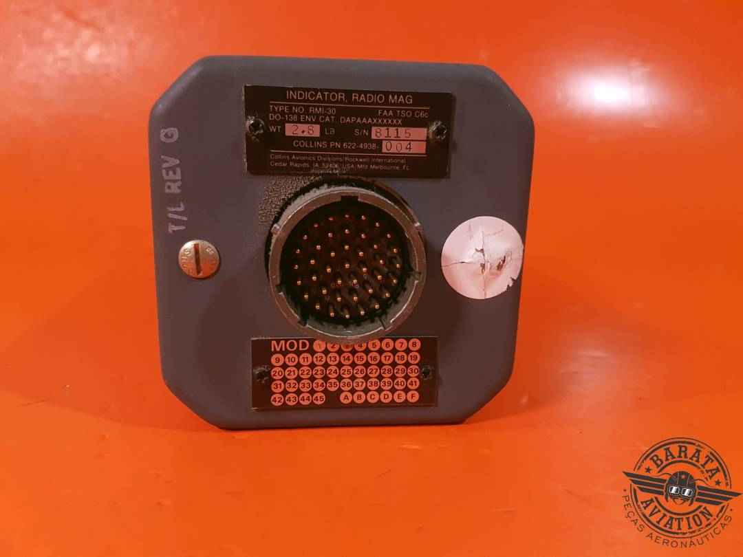 COLLINS RMI-30 INDICATOR, RADIO MAG  P/N: 622-4938-004