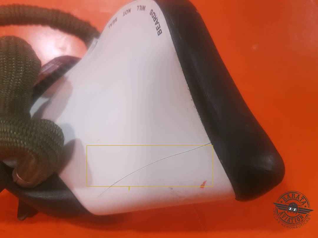 MC10-15-02 Eros Crew Oxygen Mask Assy - W/ Crackeds