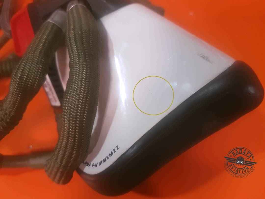 MC10-15-02 Eros Crew Oxygen Mask Assy - W/ Crackeds