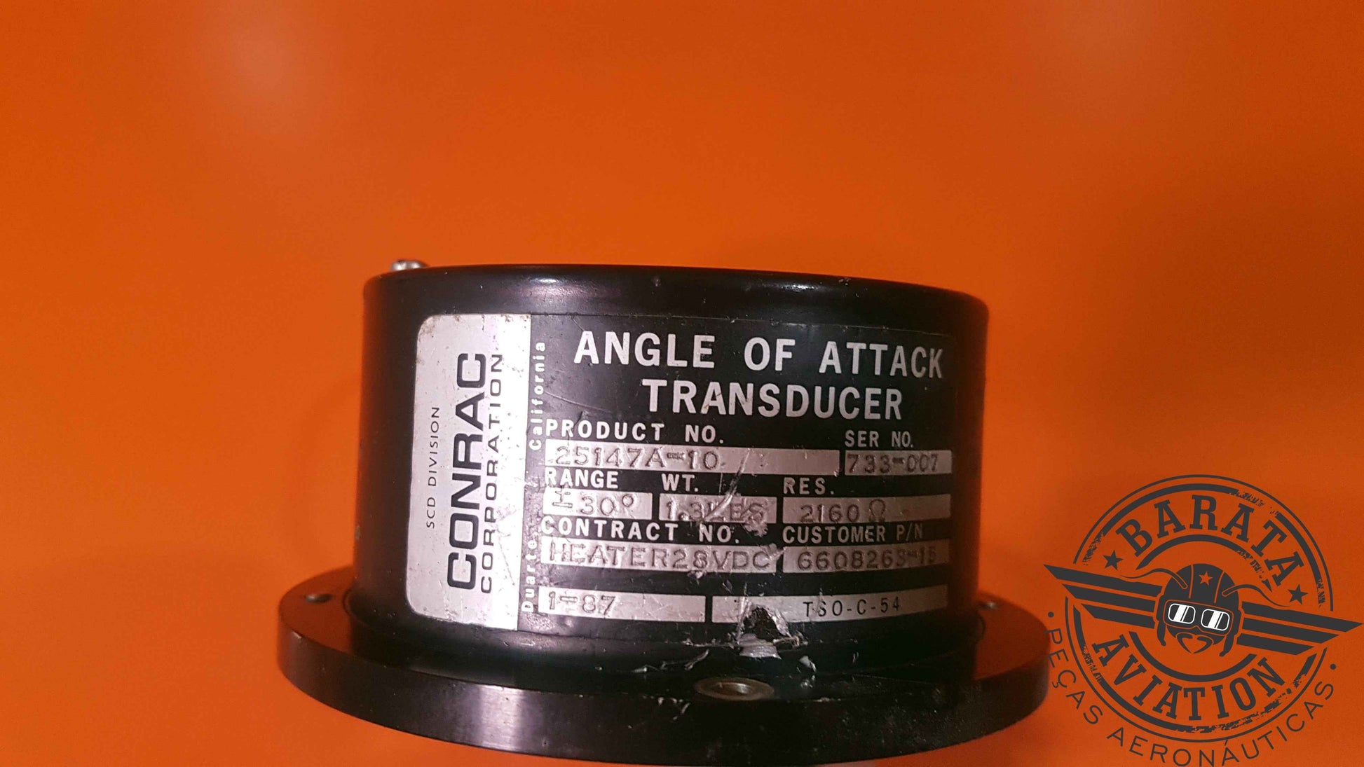 6608263-15 LearJet Angle of Attack Transducer