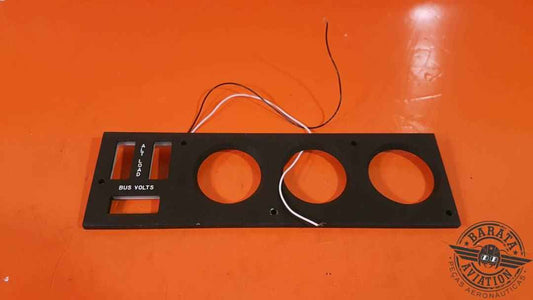 Beechcraft 106-384012-3 Edge Lighted Center Panel 28v - Lâmpadas funcionam parcialmente