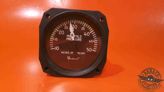 UNITED INST./BEECHCRAFT  MANIFOLD PRESSURE GAGE TSO C45 P/N: 6121