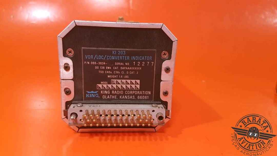 KING KI 203 - VOR/ LOC/ CONVERTER INDICATOR  P/N 066-3034-00