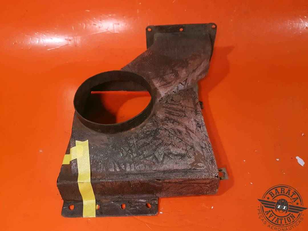 102-910023-11 BEECH DUCT ASSY  ALTERNATE AIR - SOME CRACKS, NEEDS REPAIR 