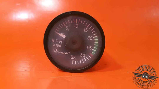 BEECHCRAFT TACHOMETER  P/N 102-380011-29 FOR PARTS OR NOT WORKING