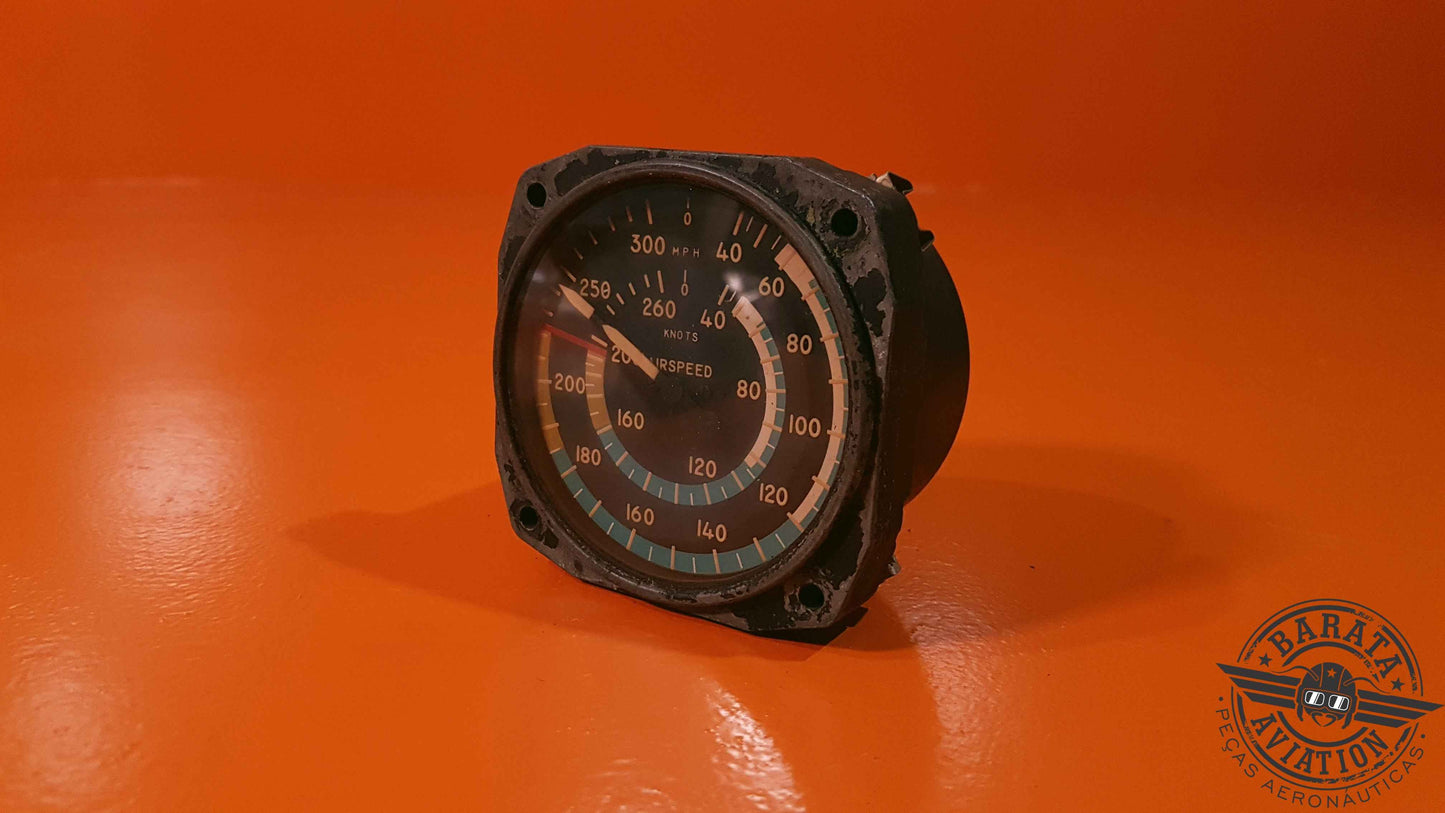 22-695-04 Garwin Airspeed Indicator - Experimental - Inoperante - Apenas Retirada de Peças
