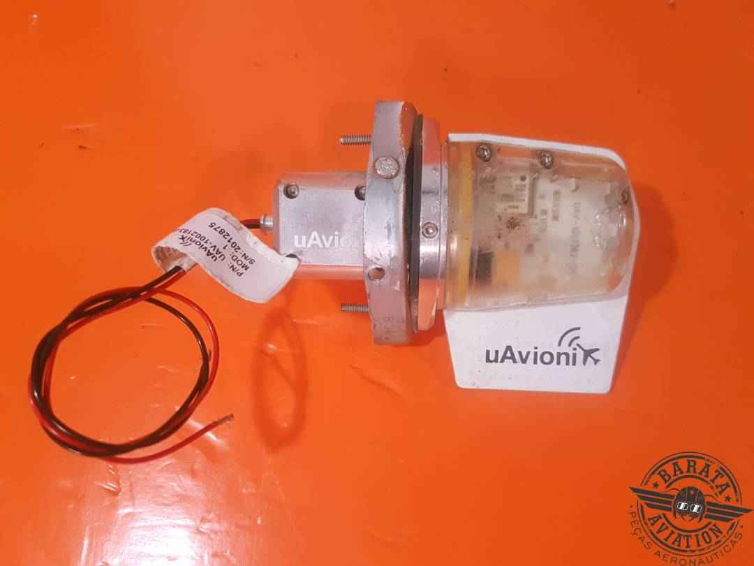 UAV-1002183-001 UAVIONIX TAIL BEACON LED ADSB OUT WAAS GPS  14/28 VDC ( EXPERIMENTAL ) LENTE TRINCADA