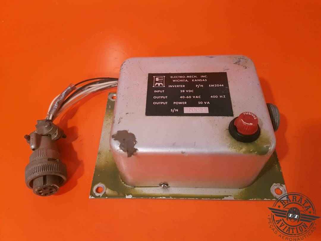 EM2044 ELECTRO MECH INVERTER INPUT 28 VDC/OUTPUT 40-60VAC 400 HZ