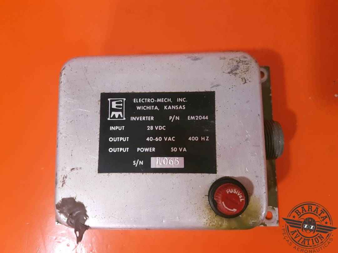 EM2044 ELECTRO MECH INVERTER INPUT 28 VDC/OUTPUT 40-60VAC 400 HZ