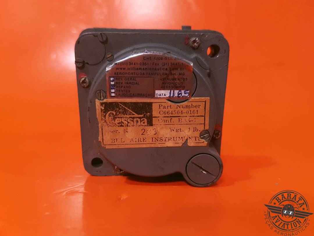 CESSNA HOURMETER  8-DAY P/N: C664504-0101