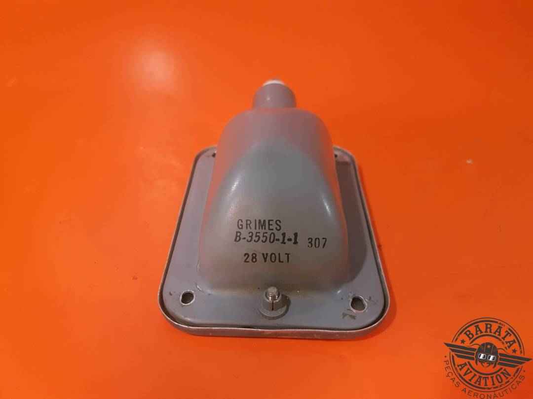 B3550-1-1-307 GRIMES DOME LIGHT ASSY  28VDC - BULB IS INOP