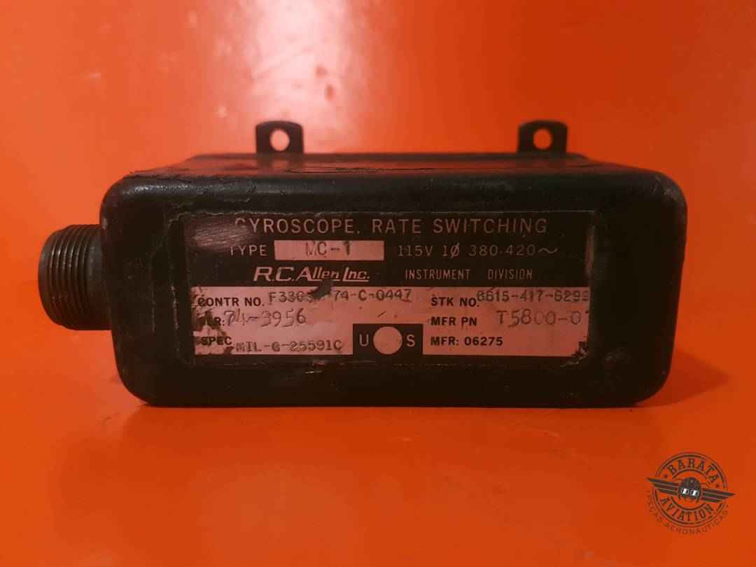 T5800-01 R.C. Allen Gyroscope Rate Switching