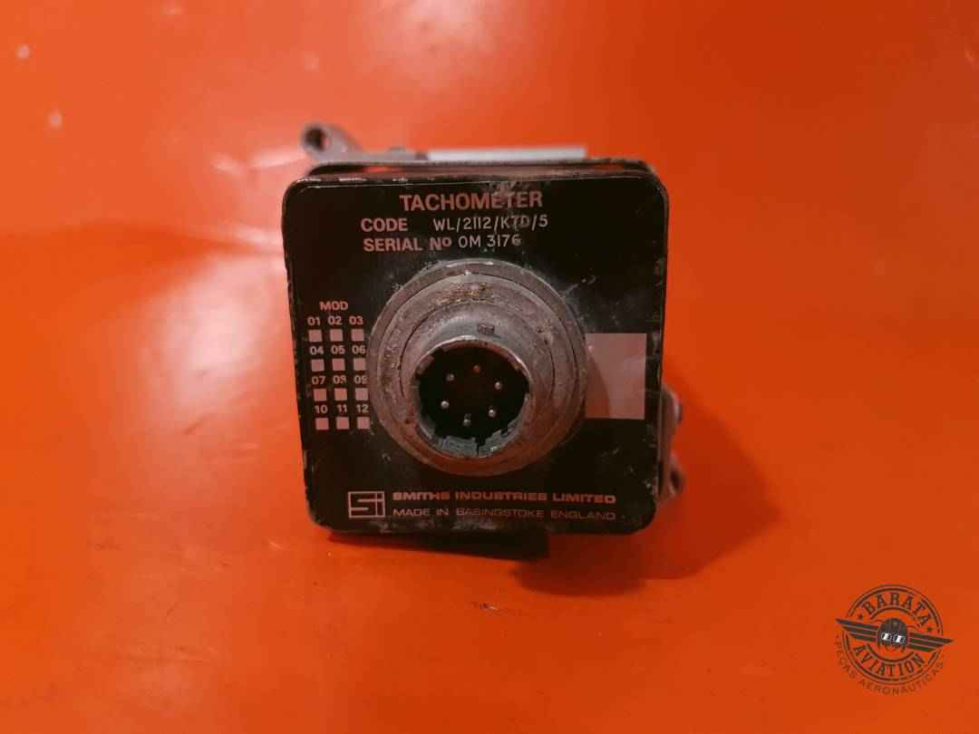 WL/2112/KTD/5 Smiths Gas Generator Tachometer - Inoperante - Apenas para Retirada de Peças