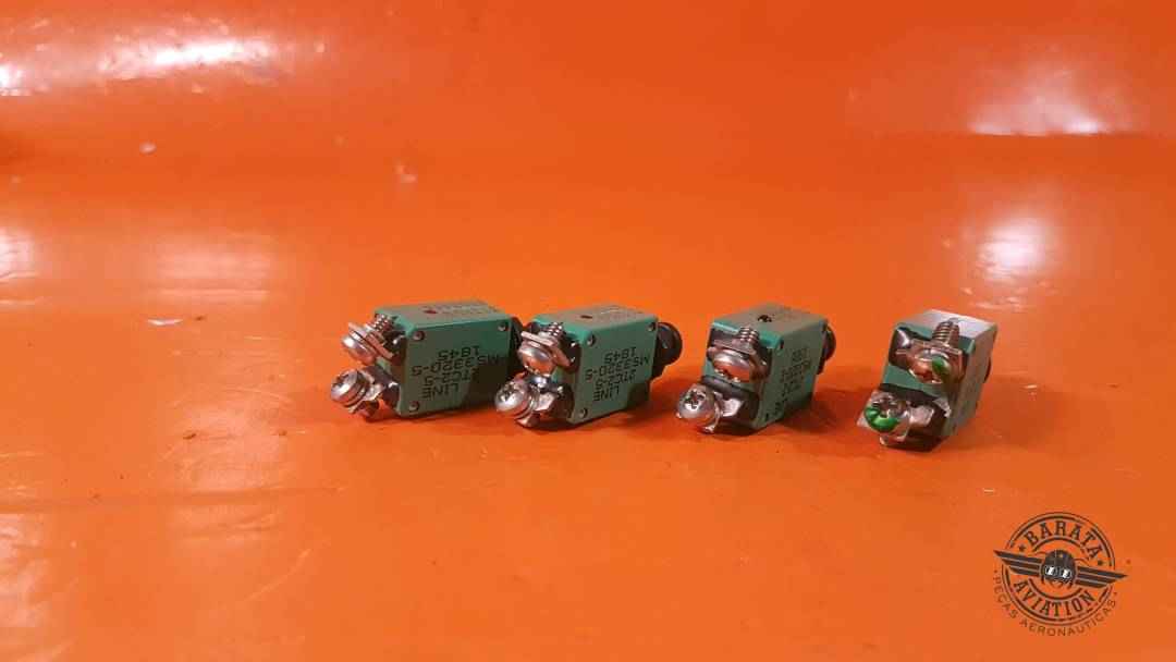 Klixon Set of 4 Circuit Breakers