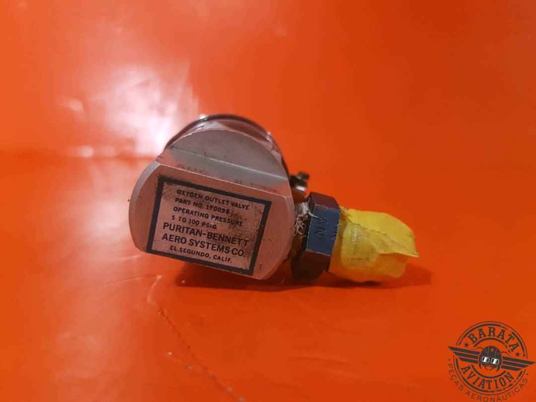 170098 Puritan Oxygen Outlet Valve Assy- 5 To 100 psig 