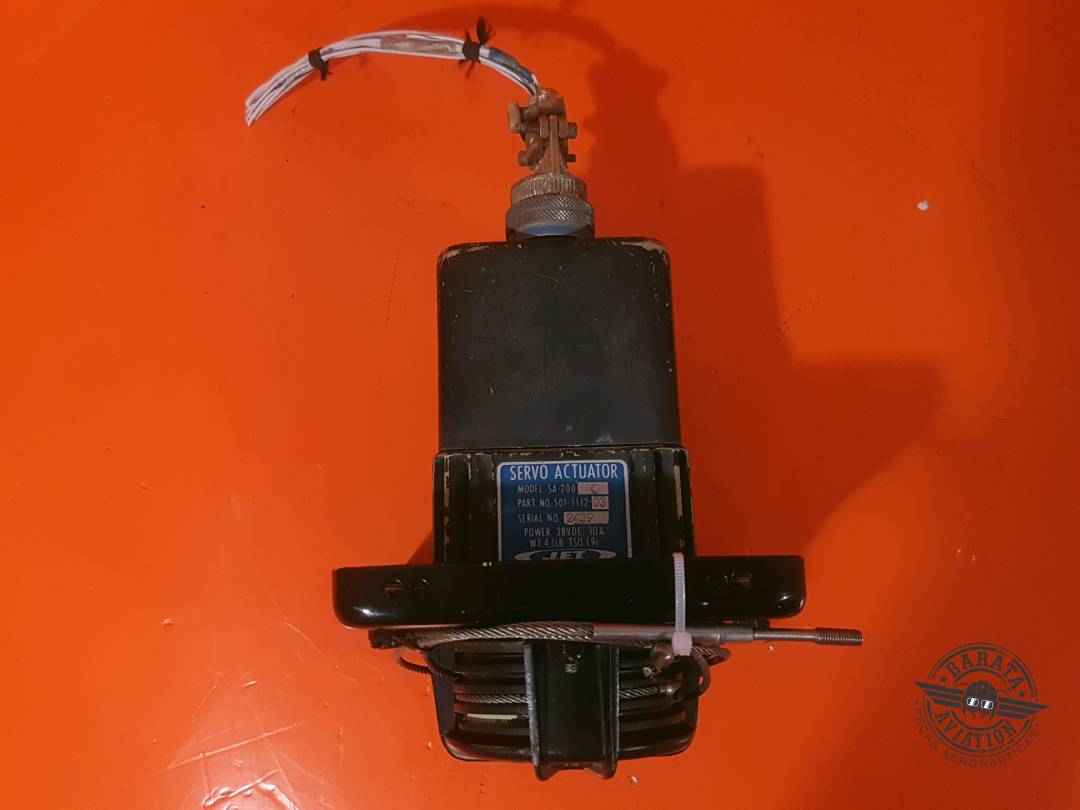 501-1112-03 J.E.T. Servo Actuator Assy 28VDC 10 Amps W/ Connector 