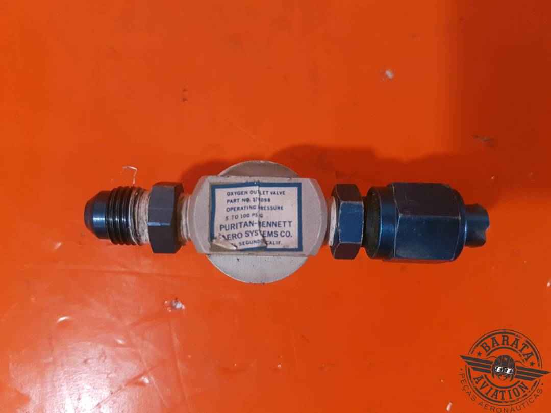 170098 Puritan Oxygen Outlet Valve Assy- 5 To 100 psig 