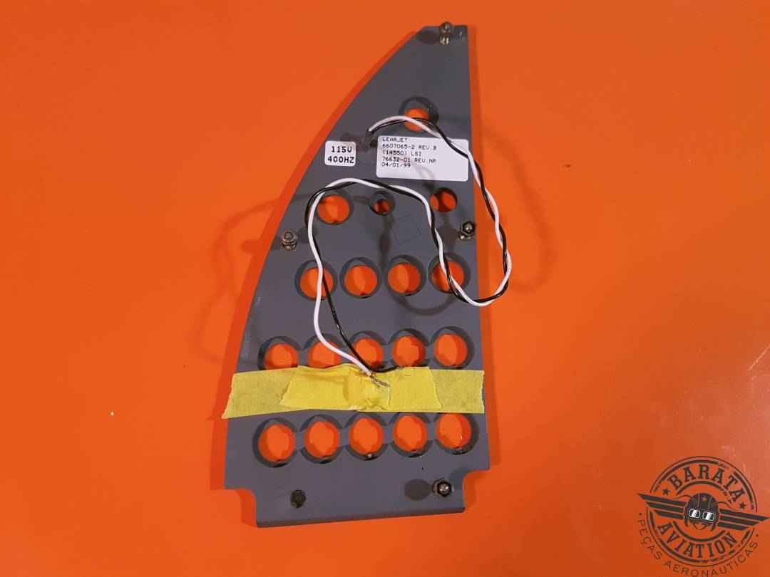 6607065-2 Learjet Overlay Panel - 115 v - 400Hz 