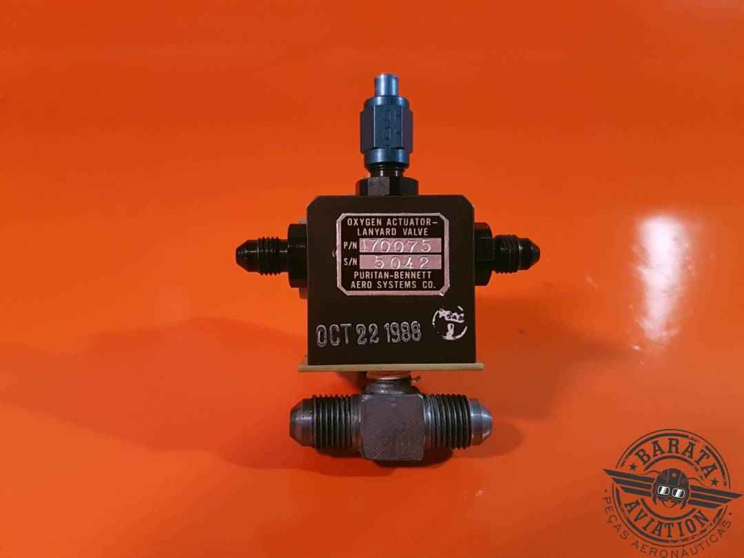 170075 Puritan - Oxygen Actuator Lanyard Valve Assy
