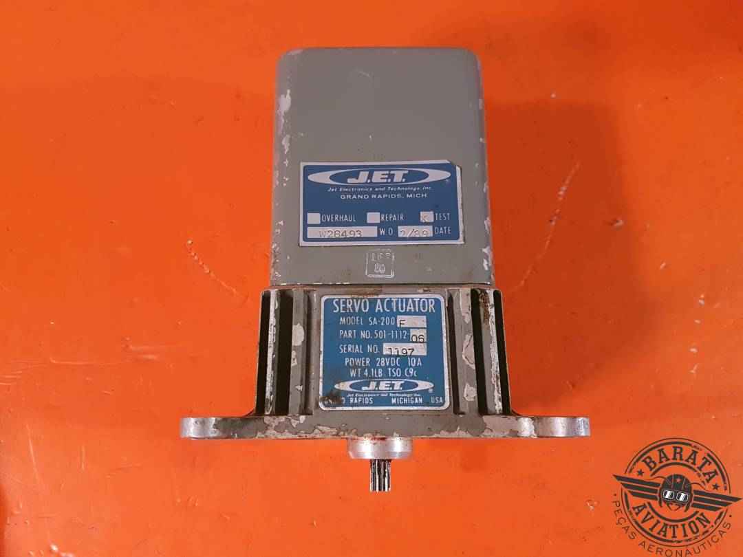 501-1112-06 J.E.T. SA-200F Servo Actuator - 28 vdc