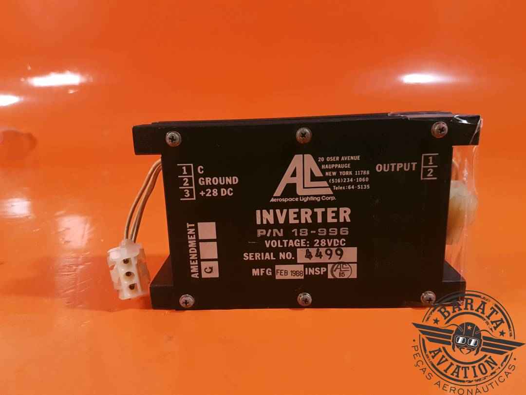18-996 Aerospace Lighting Inverter - 28 vdc - w/ Connector 